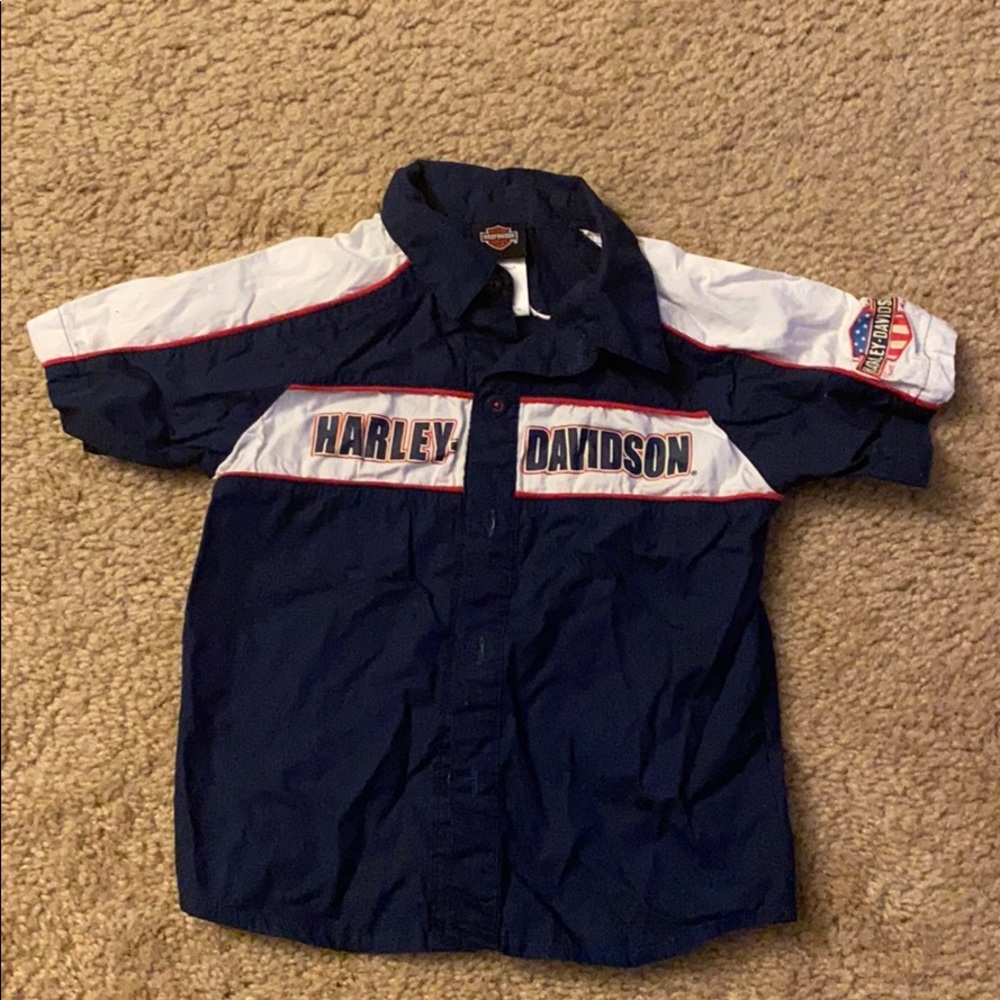 Boys Harley-Davidson button down shirt